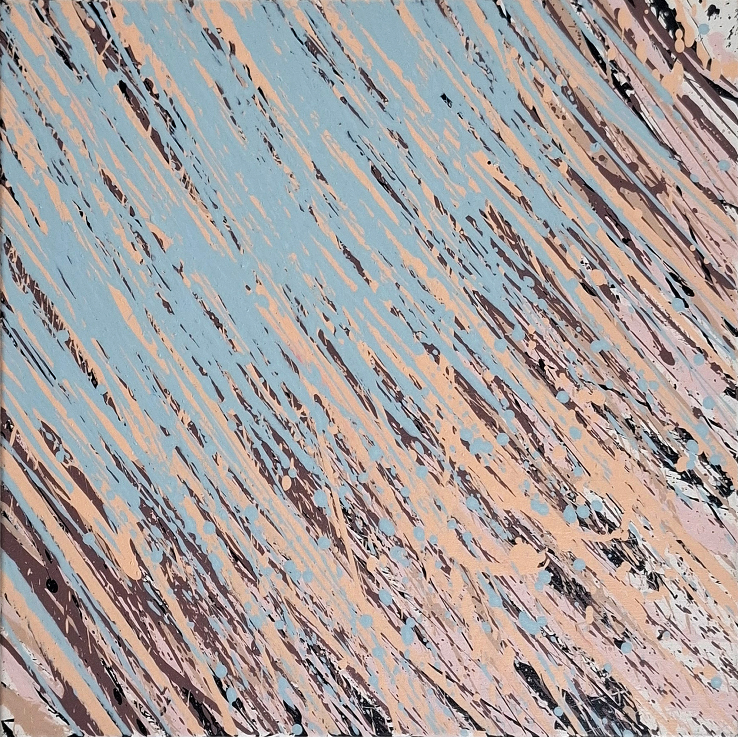 „ohne Titel“, Spritzenbild, Acryl/Lwd., 60 cm x 60 cm