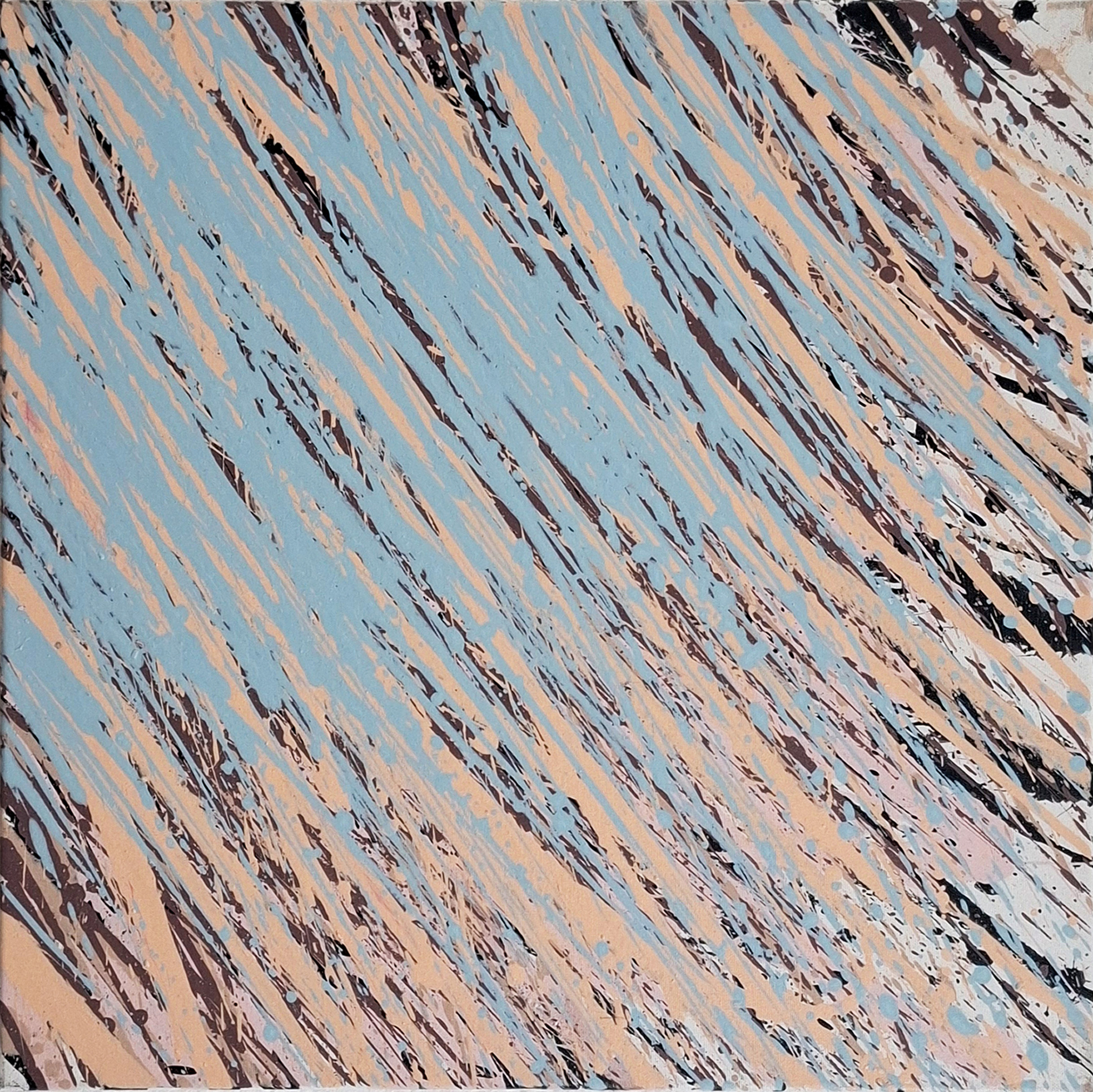 „ohne Titel“, Spritzenbild, Acryl/Lwd., 60 cm x 60 cm