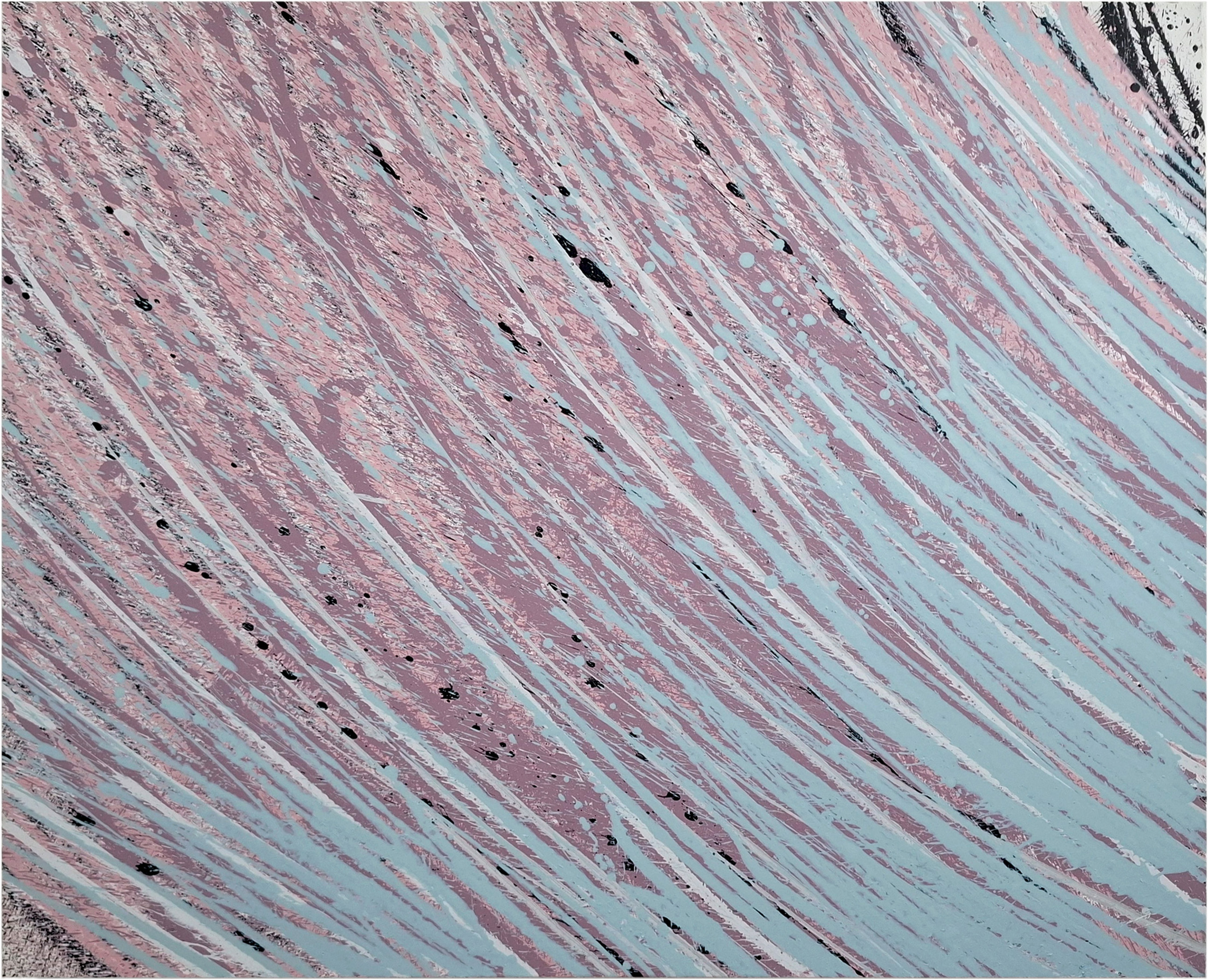 „ohne Titel“, Spritzenbild, Acryl/Lwd., 120 cm x 150 cm